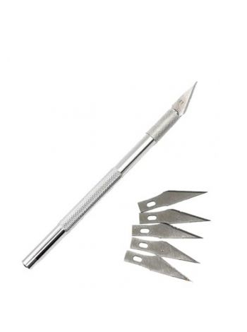 Нож-скальпель канцелярский для монтажных и художественных работ